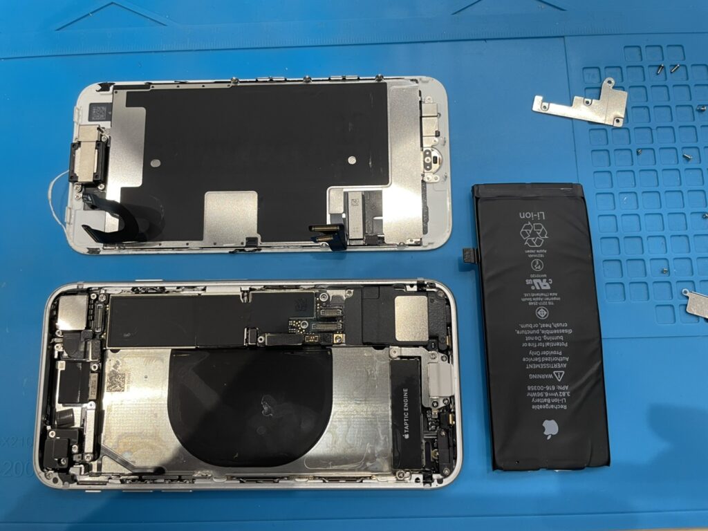 iPhone8 バッテリー交換