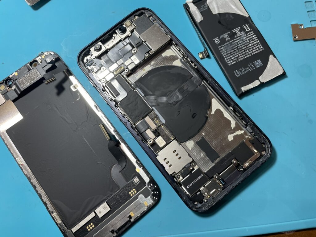 iPhone12mini バッテリー交換