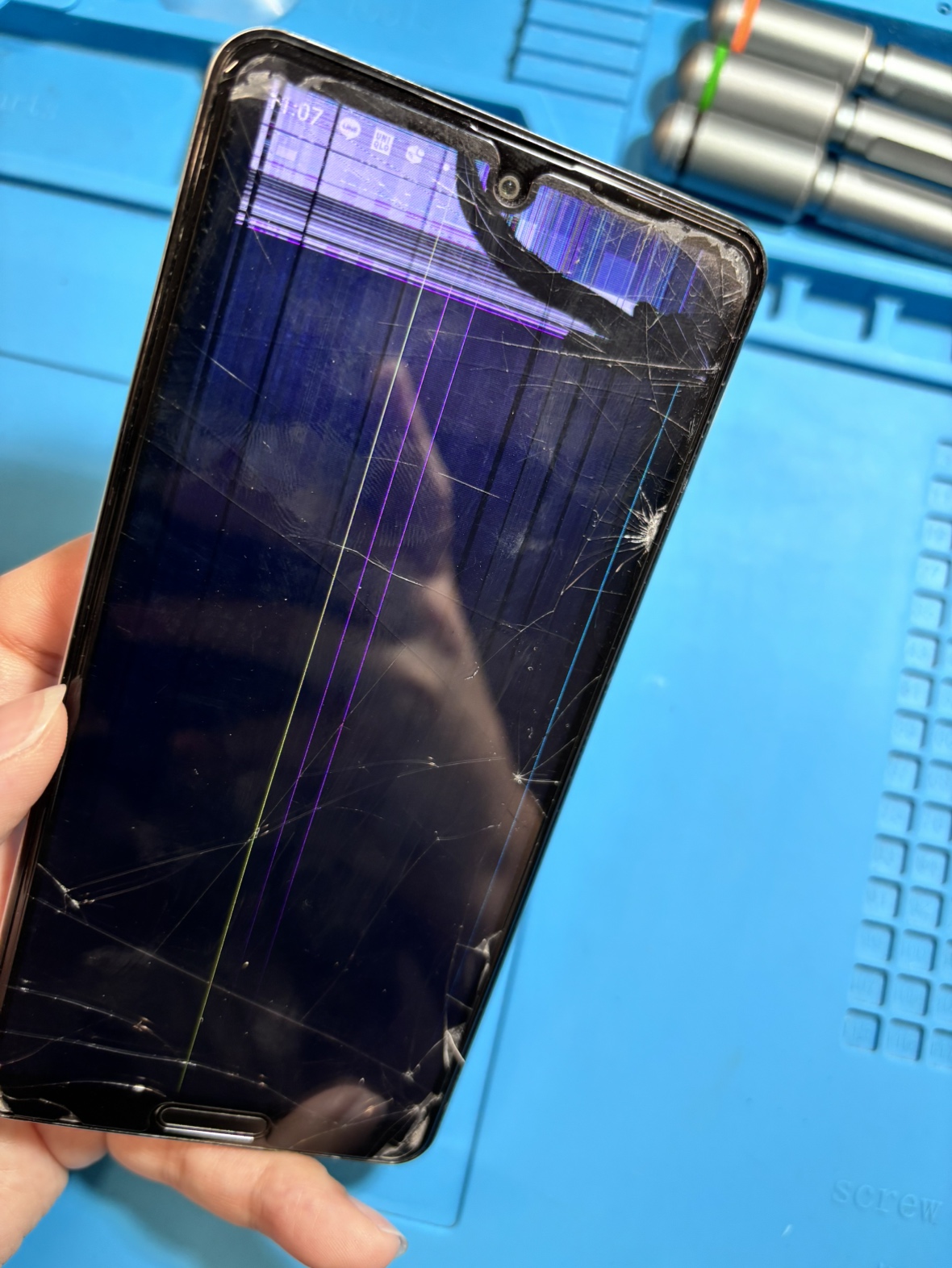 【都城駅前店】GALAXY　A２１画面交換【11月28日Open】